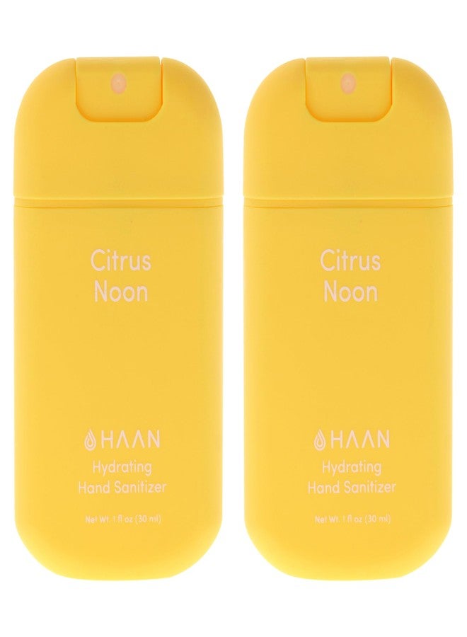 HAAN Hydrating Hand Sanitizer - Citrus Noon for Unisex - 1.01 oz Hand Sanitizer - Pack of 2 - Image 1